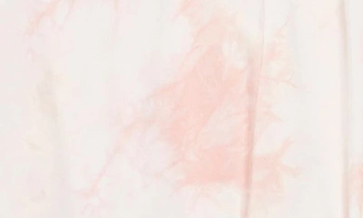 Nordstrom Print Knit A-line Dress In Pink Lotus Tie Dye