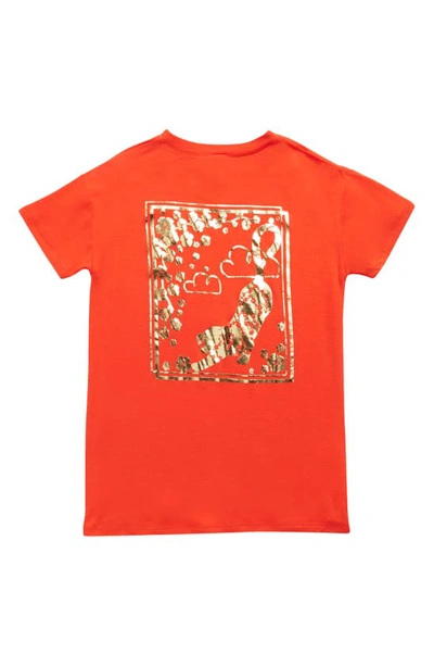 Shop Nordstrom Kids' Graphic Tee In Red Scarlet New Year