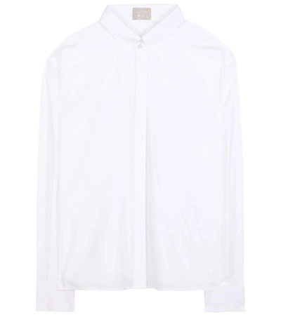 Lanvin Embellished Collar Fastening Shirt In White