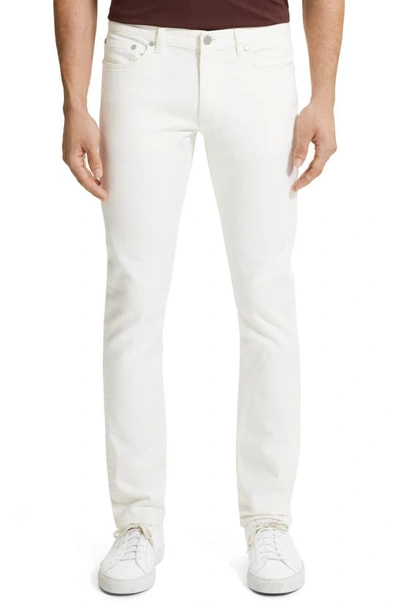 Shop Theory Raffi Twill Pants In Warm Ivory - C63