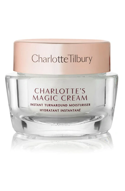 Shop Charlotte Tilbury Magic Cream Face Moisturizer With Hyaluronic Acid, 0.5 oz In Jar