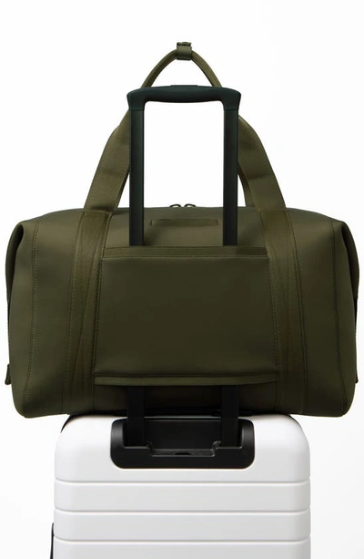 Dagne Dover Landon Recycled Polyester Carryall Duffle In Dark Moss