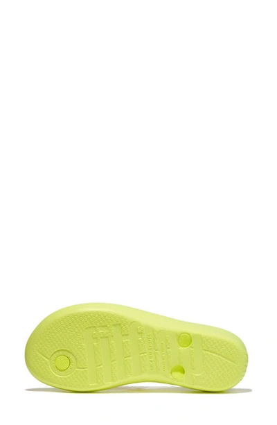 Shop Fitflop Iqushion Flip Flop In Electric Yellow