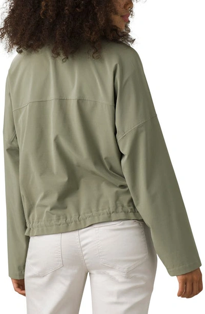 Shop Prana Railay Half Zip Pullover In Sage