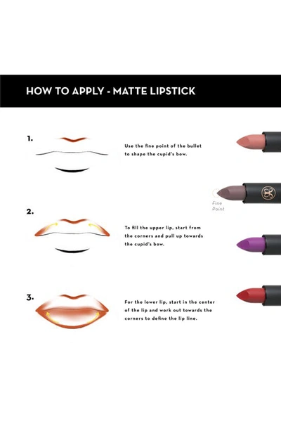 Shop Anastasia Beverly Hills Matte Lipstick In Blush Brown