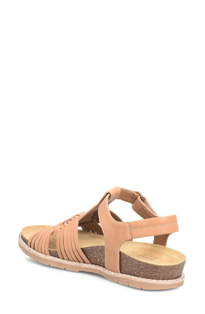 Comfortiva Gladia Woven Sandal In Luggage