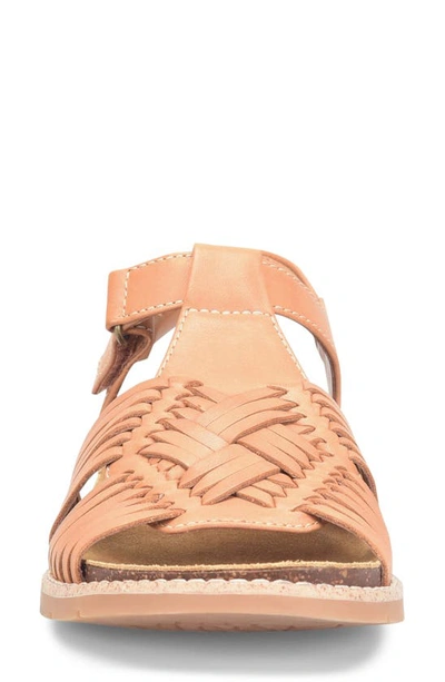 Comfortiva Gladia Woven Sandal In Luggage