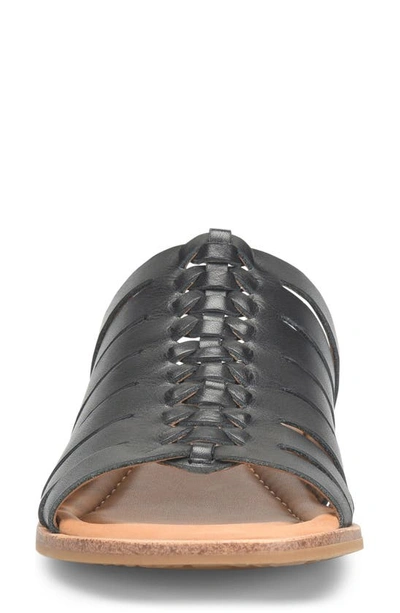 Shop Comfortiva Dasya Woven Slide Sandal In Black
