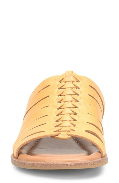 Shop Comfortiva Dasya Woven Slide Sandal In Sunshine Yellow