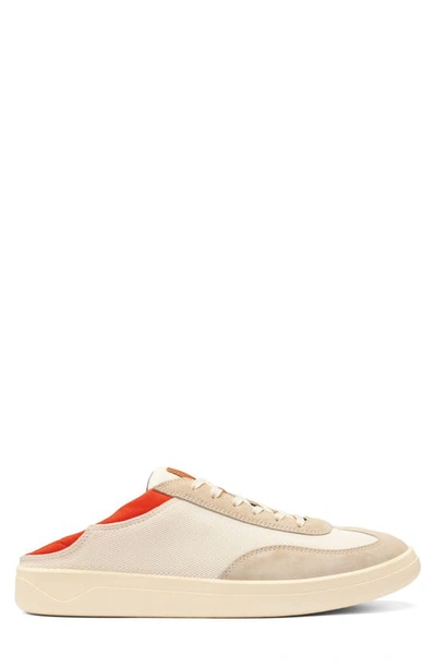 Shop Olukai Punini Sneaker In Off White / Molten Orange