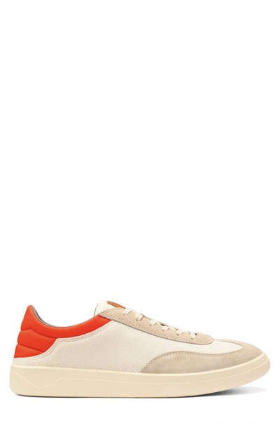 Shop Olukai Punini Sneaker In Off White / Molten Orange