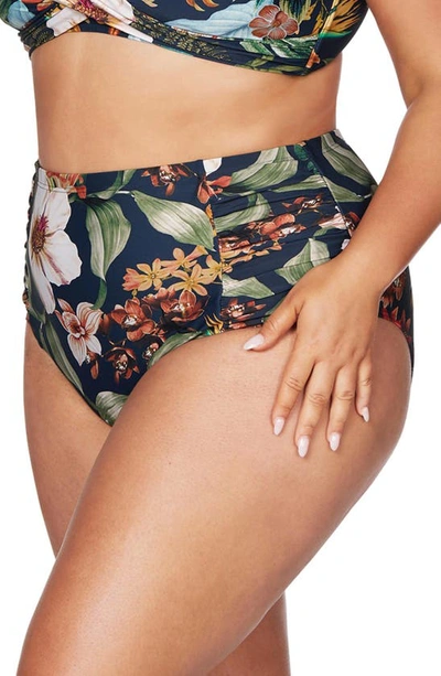 Shop Artesands Into The Saltu Botticelli Bikini Bottoms In Navy