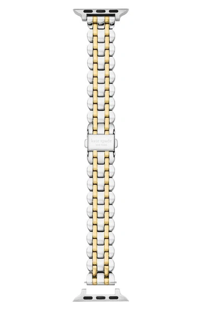 Shop Kate Spade Scallop 16mm Apple Watch® Bracelet Watchband In Two-tone