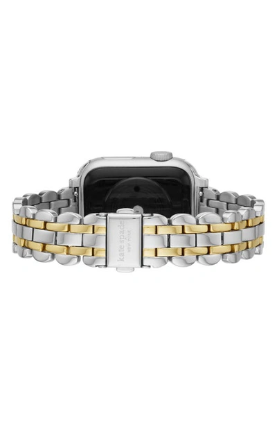 Shop Kate Spade Scallop 16mm Apple Watch® Bracelet Watchband In Two-tone
