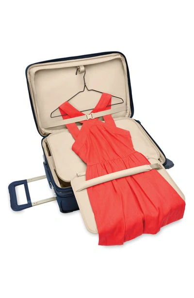 Briggs & Riley Baseline Essential 22-inch Expandable 2-wheel Carry-on Bag In Navy