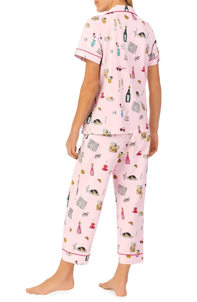 Bedhead Pajamas Novelty Long-sleeve Pajama Set In Lets Do Brunch
