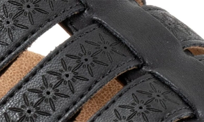 Shop Trotters Tiki Slingback Sandal In Black