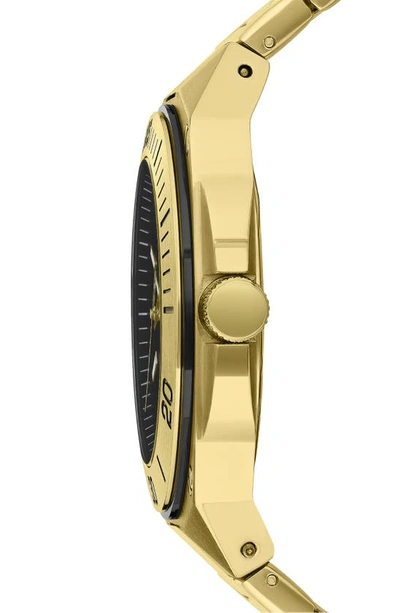 Shop Versus Reaction Bracelet Watch, 48mm In Ip Yellow Gold