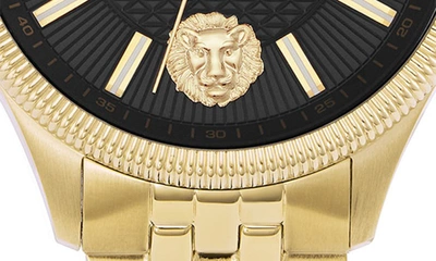 Shop Versus Colonne Bracelet Watch, 45mm In Ip Yellow Gold