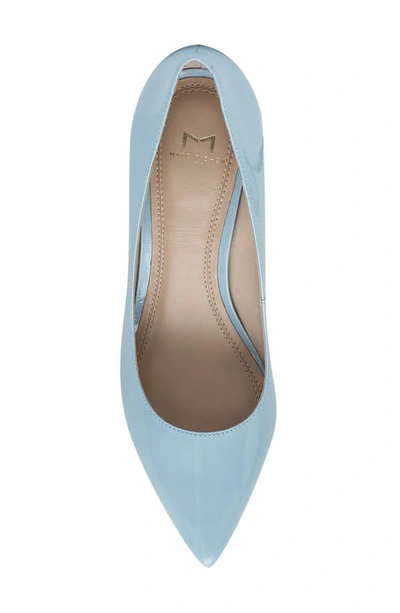 Shop Marc Fisher Ltd Zala Block Heel Pump In Light Blue 01