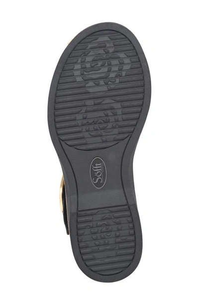 Söfft Bali Sandal In Black Patent