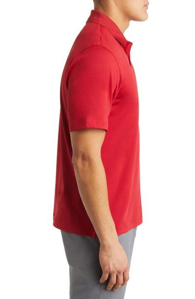 Cutter & Buck Forge Drytec Solid Performance Polo In Cardinal Red