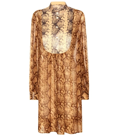 Michael Kors Printed Silk Dress