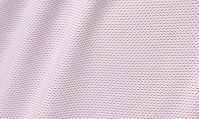 Shop Maceoo Einstein Micropattern Stretch Contemporary Fit Button-up Shirt In Pink