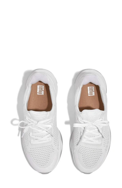 Shop Fitflop Vitamin Ffx Knit Sneaker In Urban White Mix