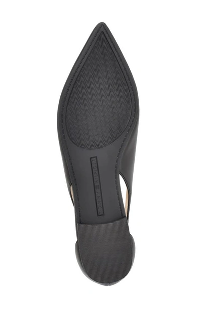 Shop Tommy Hilfiger Velahi Pointed Toe Flat In Black 003