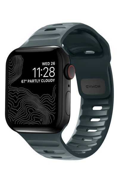 Nomad Sport Fkm Rubber 45mm Apple Watch® Watchband In Blue