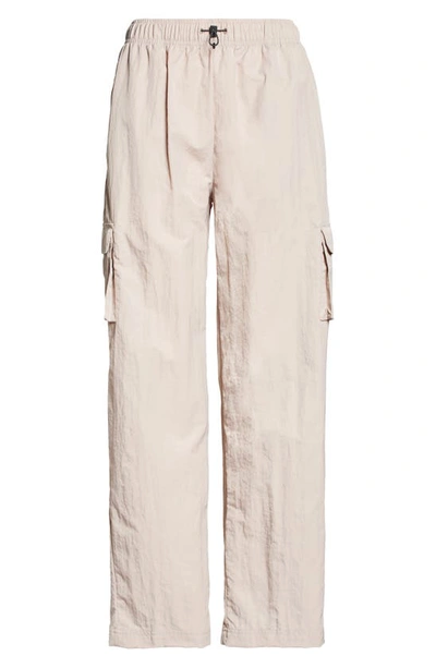 Shop Nike Sportswear Essential Cargo Pants In Diffused Taupe/ White