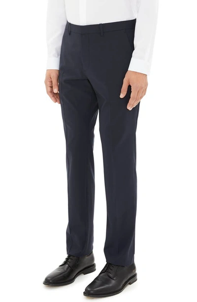 Shop Theory Mayer New Tailor 2 Wool Dress Pants In Navy