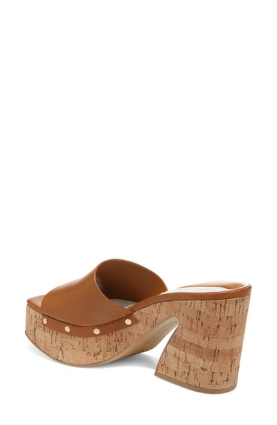 Shop Franco Sarto Damara Platform Slide Sandal In Tan