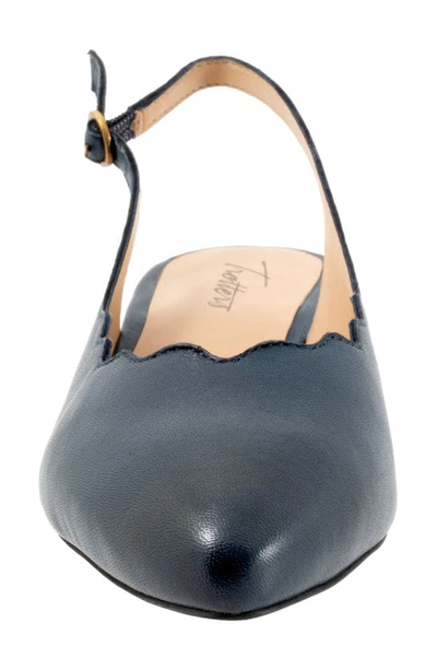 Trotters Joselyn Slingback In Navy