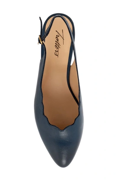 Trotters Joselyn Slingback In Navy