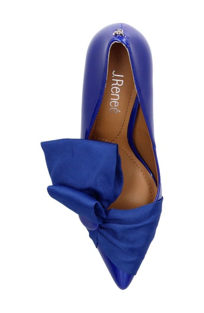 J. Reneé Hirisha Pointed Toe Pump In Cobalt