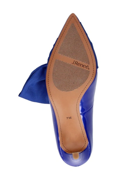 J. Reneé Hirisha Pointed Toe Pump In Cobalt
