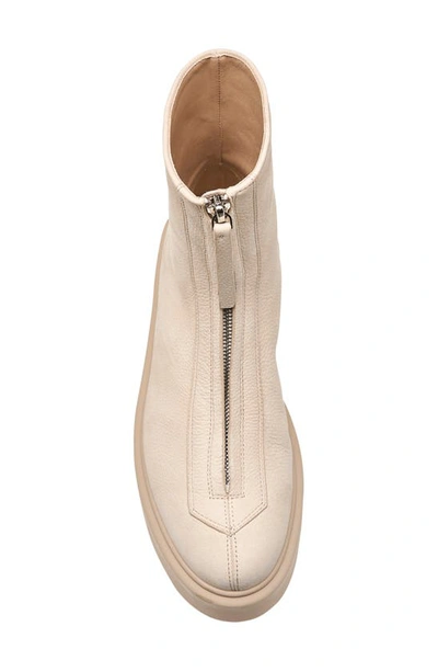 Shop The Row Zip Platform Bootie In Beige