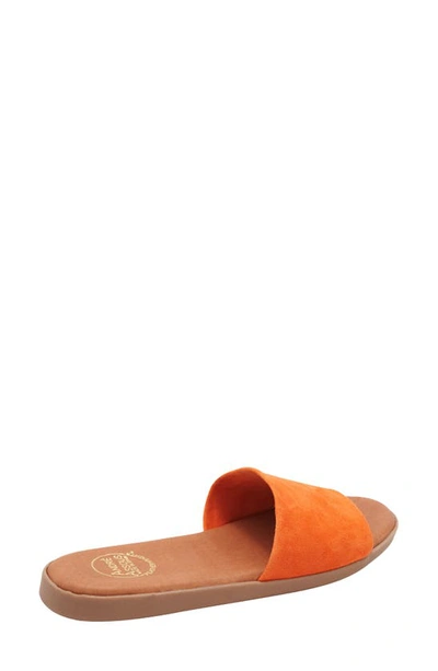 Shop Andre Assous Paloma Woven Slide Sandal In Orange