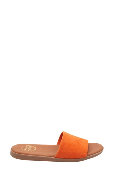 Shop Andre Assous Paloma Woven Slide Sandal In Orange