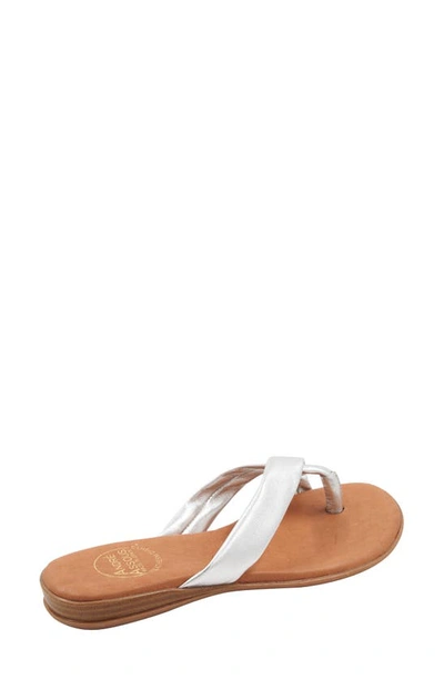 Andre Assous Nadiya Flip Flop In Silver