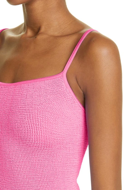 Hunza G Petra One-piece Swims In Pink