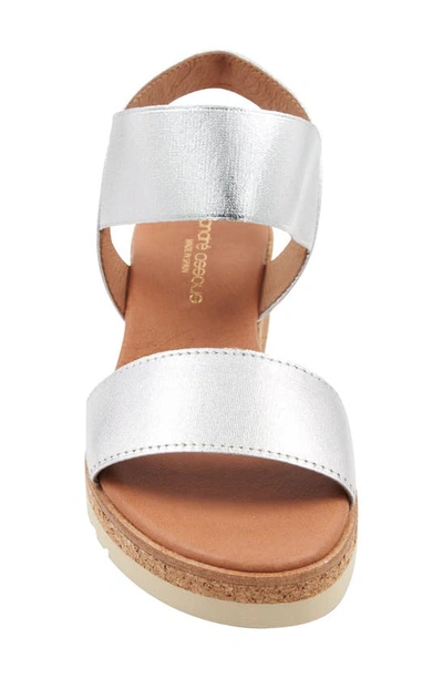 Shop Andre Assous Neveah Espadrille Sandal In Silver