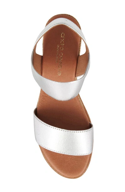 Shop Andre Assous Neveah Espadrille Sandal In Silver