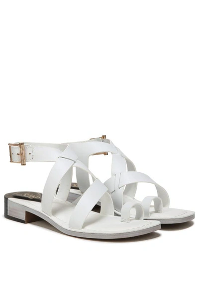 Shop Franco Sarto Ina Toe Loop Sandal In White