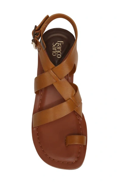 Shop Franco Sarto Ina Toe Loop Sandal In Tan