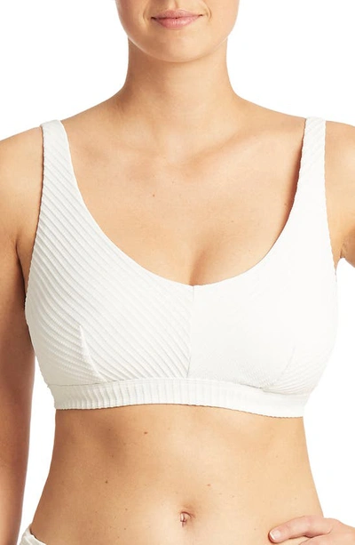 Shop Sea Level E- & F-cup Underwire Bikini Top In White