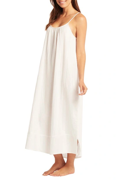 Shop Sea Level Sunset Cotton Cover-up Sundress In White