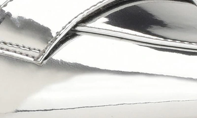 Nine West Lallin Pointed Toe Flat In Silver 040